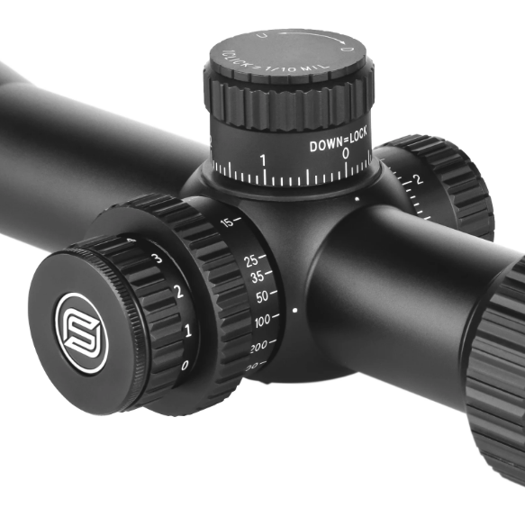 SPINA Optics Mercury 4.5-18x50 SFP Illuminated MOA-T 1/10MOA SF 30mm Rifle Scope