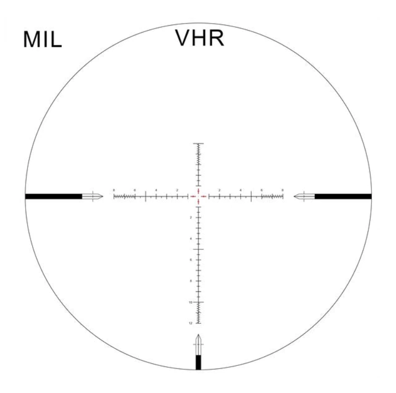 Arken Optics EPL4 4-16x44 FFP VHR Illuminated Rifle Scope-MIL
