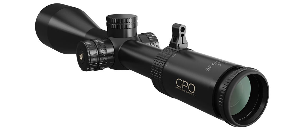 German Precision Optics Spectra 3-18x56i SFP Rifle Scope with Icontrol Illumination - BRi Reticle