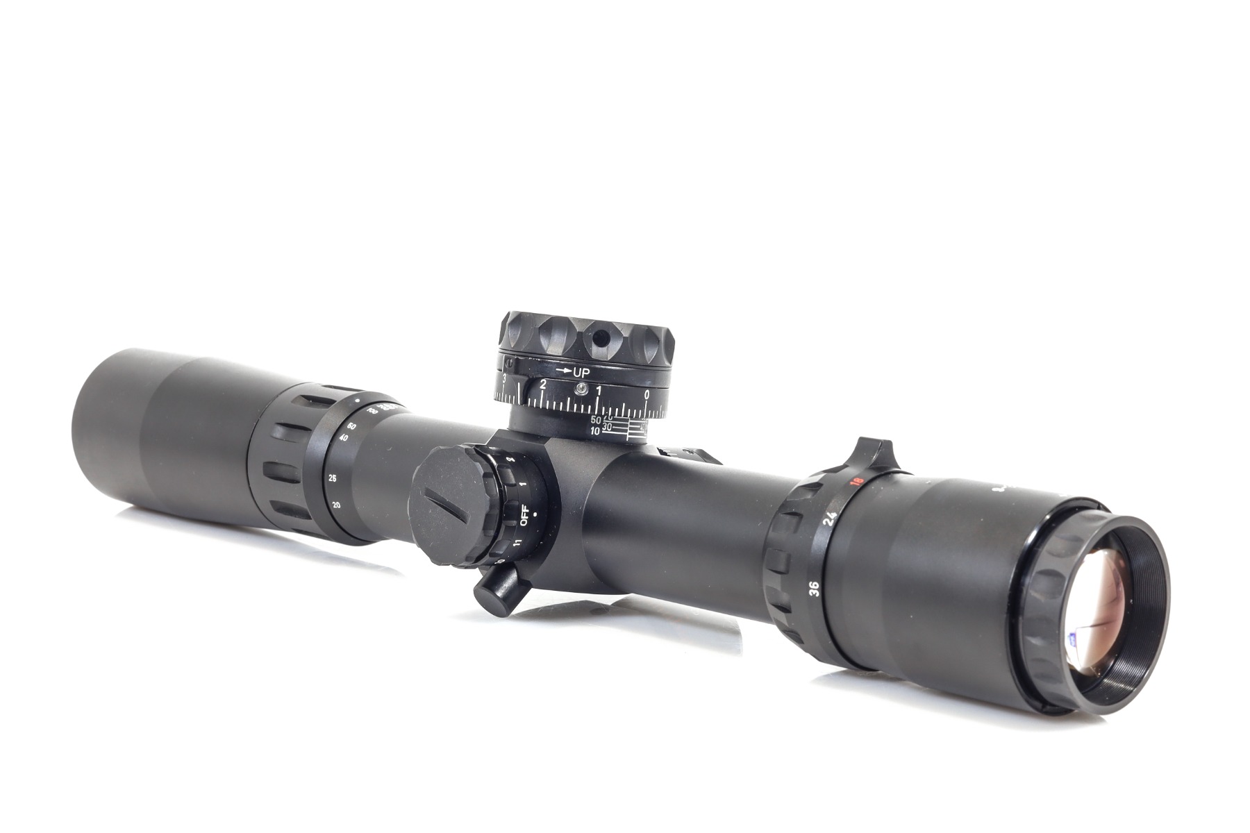 IOR Spyder MOA 9-36x44 SFP Illuminated Val-MOA 1/8 MOA Rifle Scope with Free Scope Rings