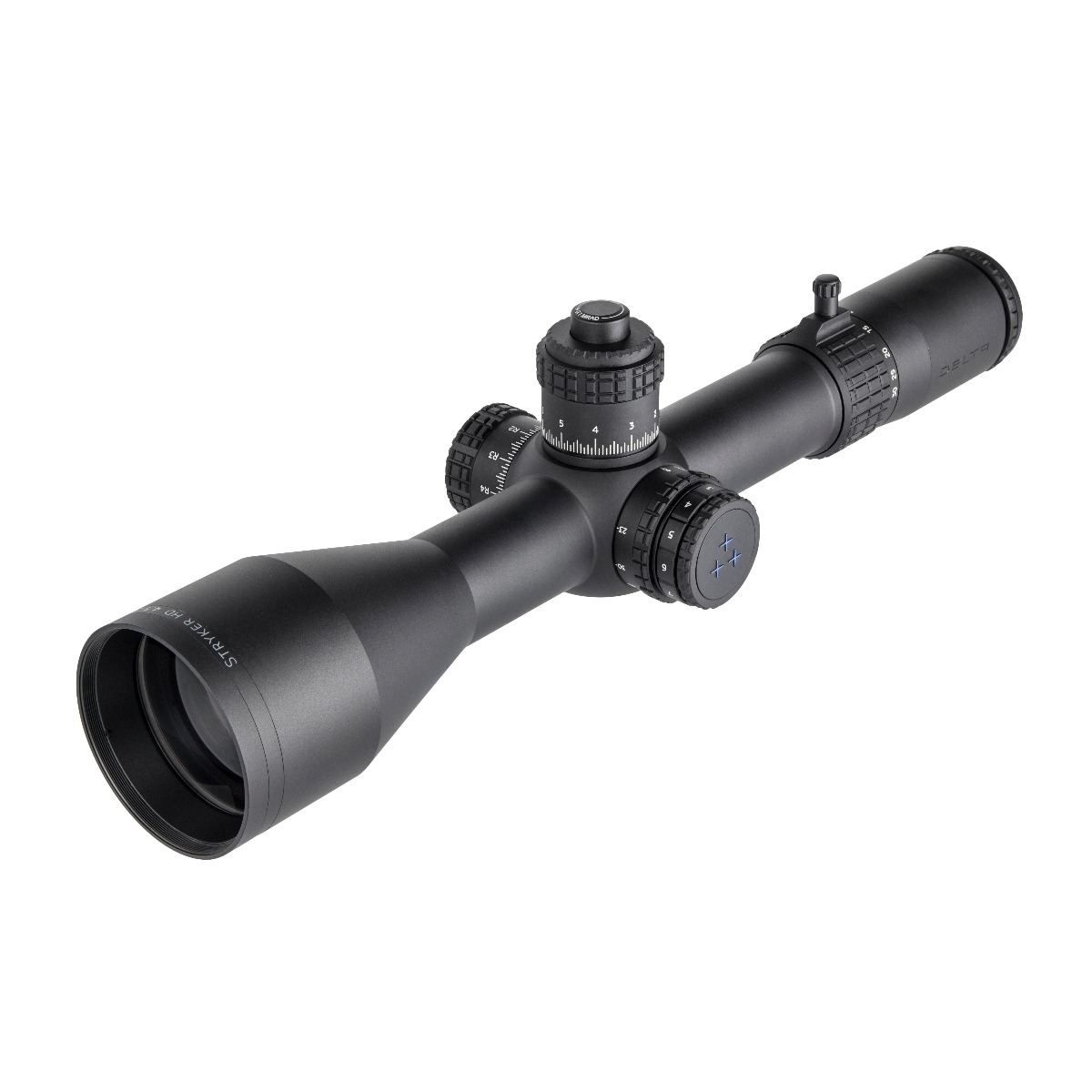 Preowned SOG Delta STRYKER ED 4.5-30x56 HD FFP IR Mil Mil Zero Stop Locking Turret Rifle Scope - DLR-1 - SOG84