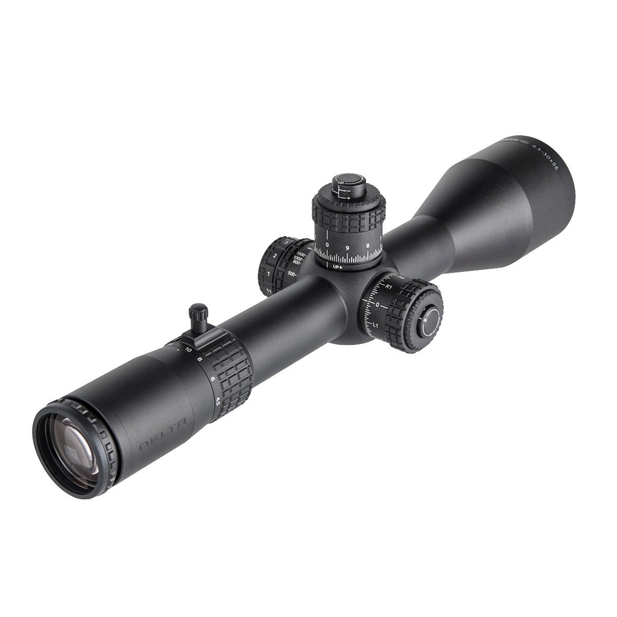 Preowned SOG Delta STRYKER ED 4.5-30x56 HD FFP IR Mil Mil Zero Stop Locking Turret Rifle Scope - DLR-1 - SOG84
