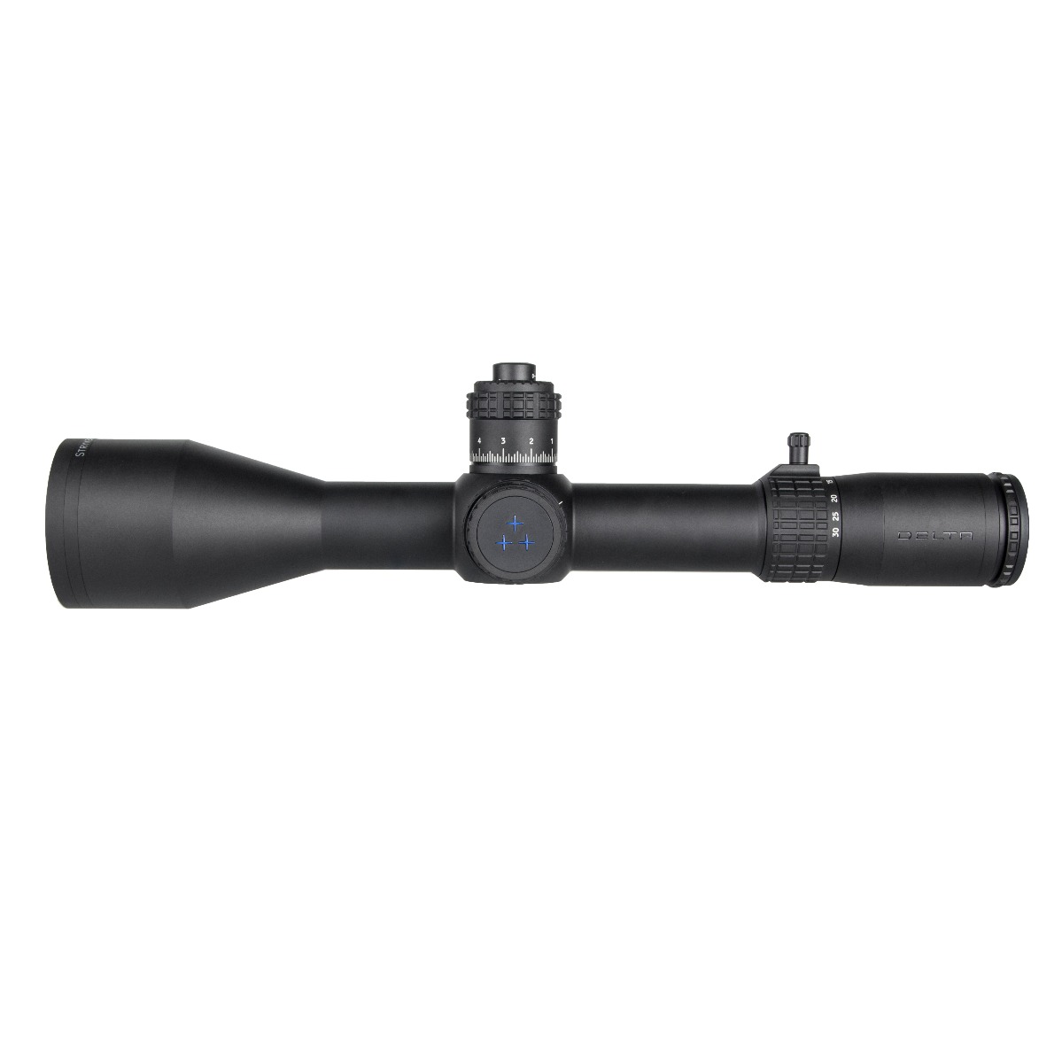 Preowned SOG Delta STRYKER ED 4.5-30x56 HD FFP IR Mil Mil Zero Stop Locking Turret Rifle Scope - DLR-1 - SOG84