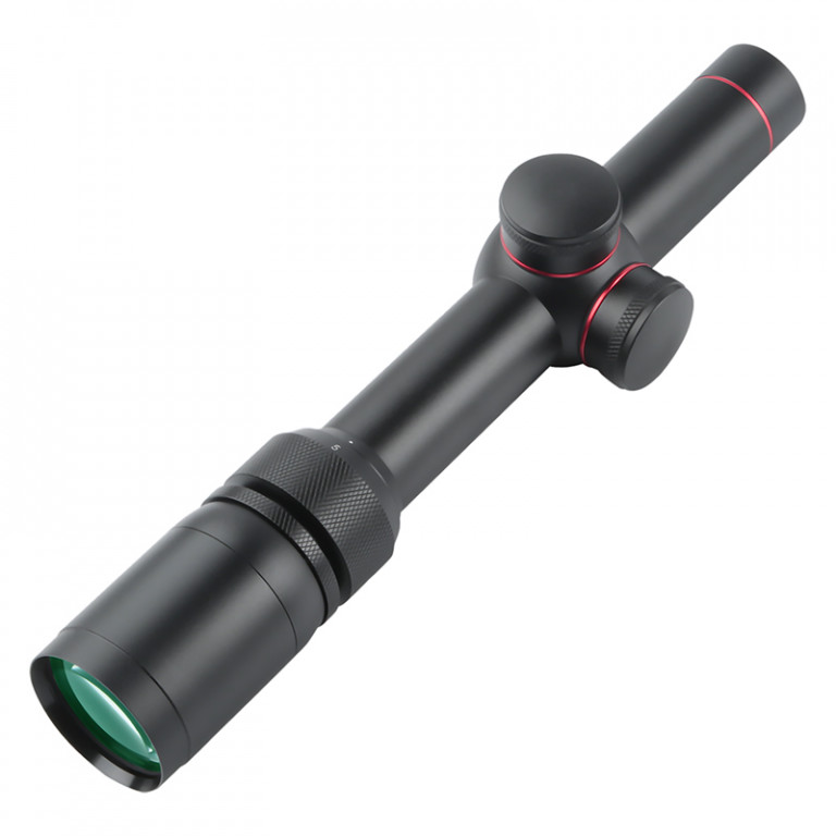 T-Eagle SR 1.5-5x20 WA Non Illuminated SFP MIL 1/4 MIL RIfle Scope with Rings