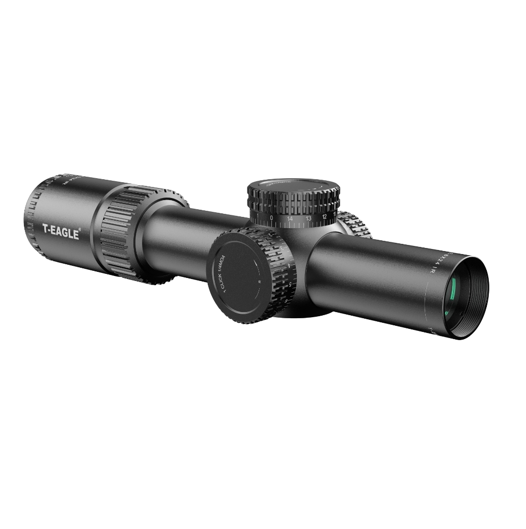 T-Eagle EOS 1.2-6x24 SFP Illuminated WA 1/4MOA 30mm Rifle Scope with Picatinny Mounts