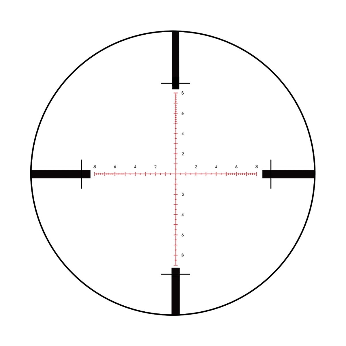T-Eagle SR 10X44 Illuminated MIL 0.1 MRAD SF 30mm Rifle Scope