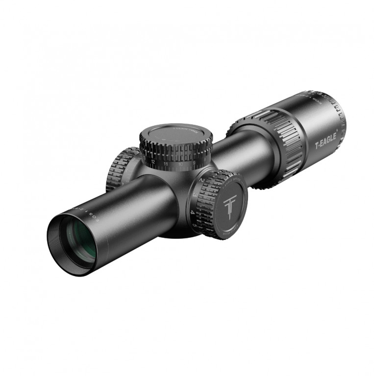 T-Eagle EOS 1.2-6x24 SFP Illuminated WA 1/4MOA 30mm Rifle Scope with Picatinny Mounts