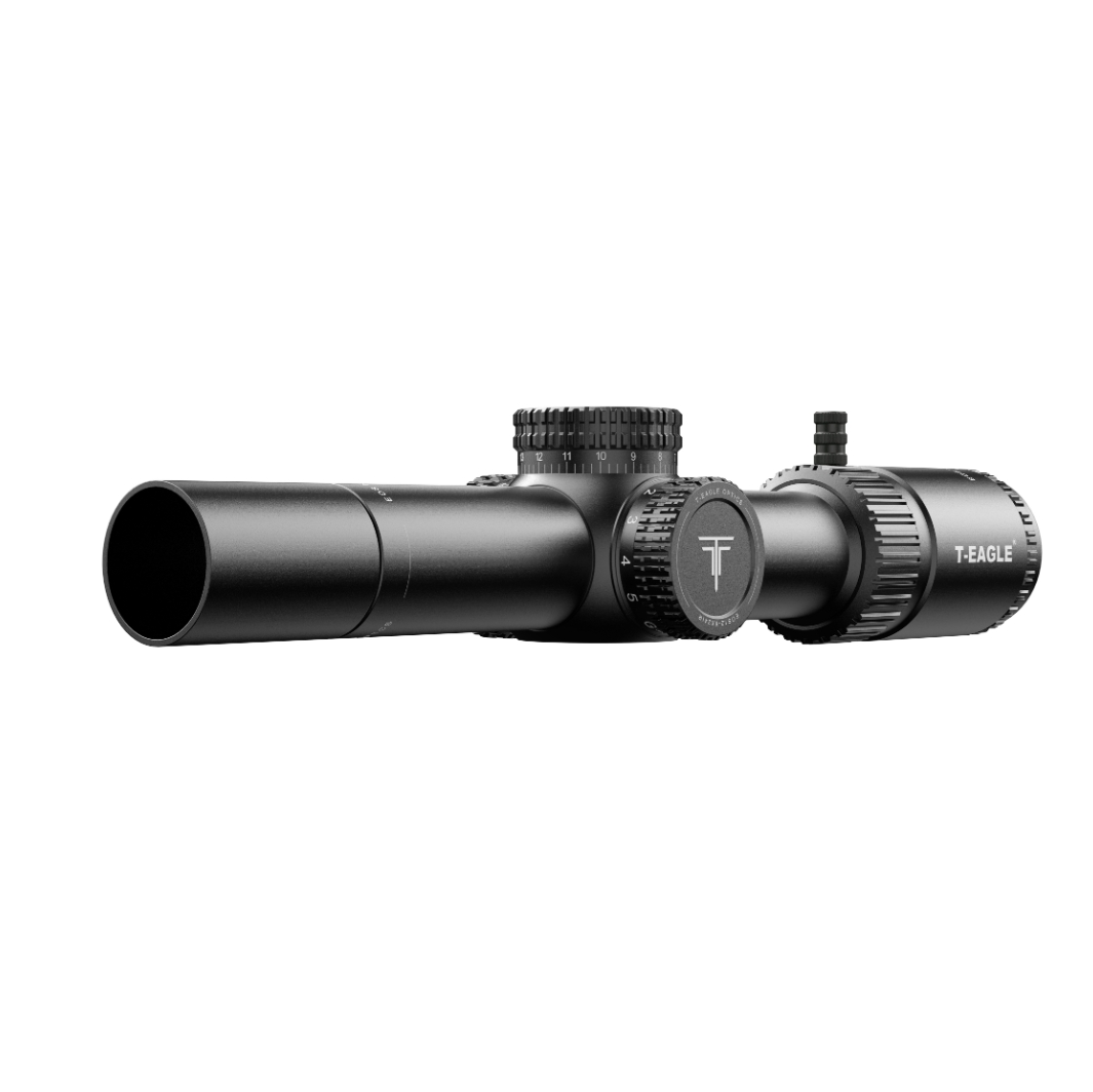 T-Eagle EOS 1.2-6x24 SFP Illuminated WA 1/4MOA 30mm Rifle Scope with Picatinny Mounts