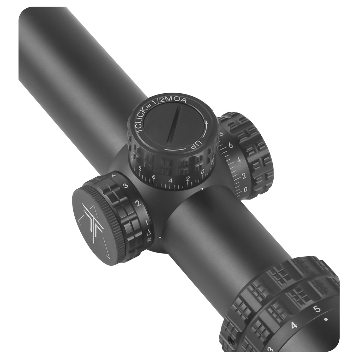T-Eagle EO 1-5x24 Illuminated SFP MOA 1/2 MOA LT Rifle Scope with Rings 