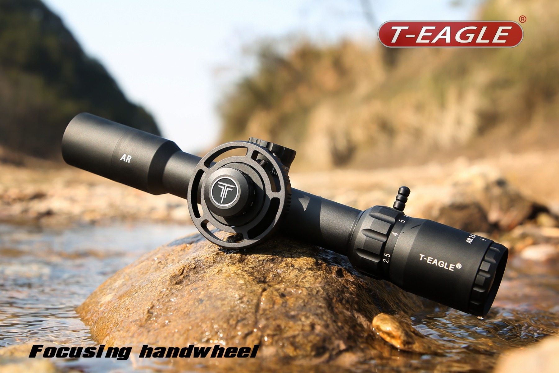T-Eagle AR 2.5-15X32 Illuminated SFP MIL 0.1 MRAD SF 30mm Rifle Scope