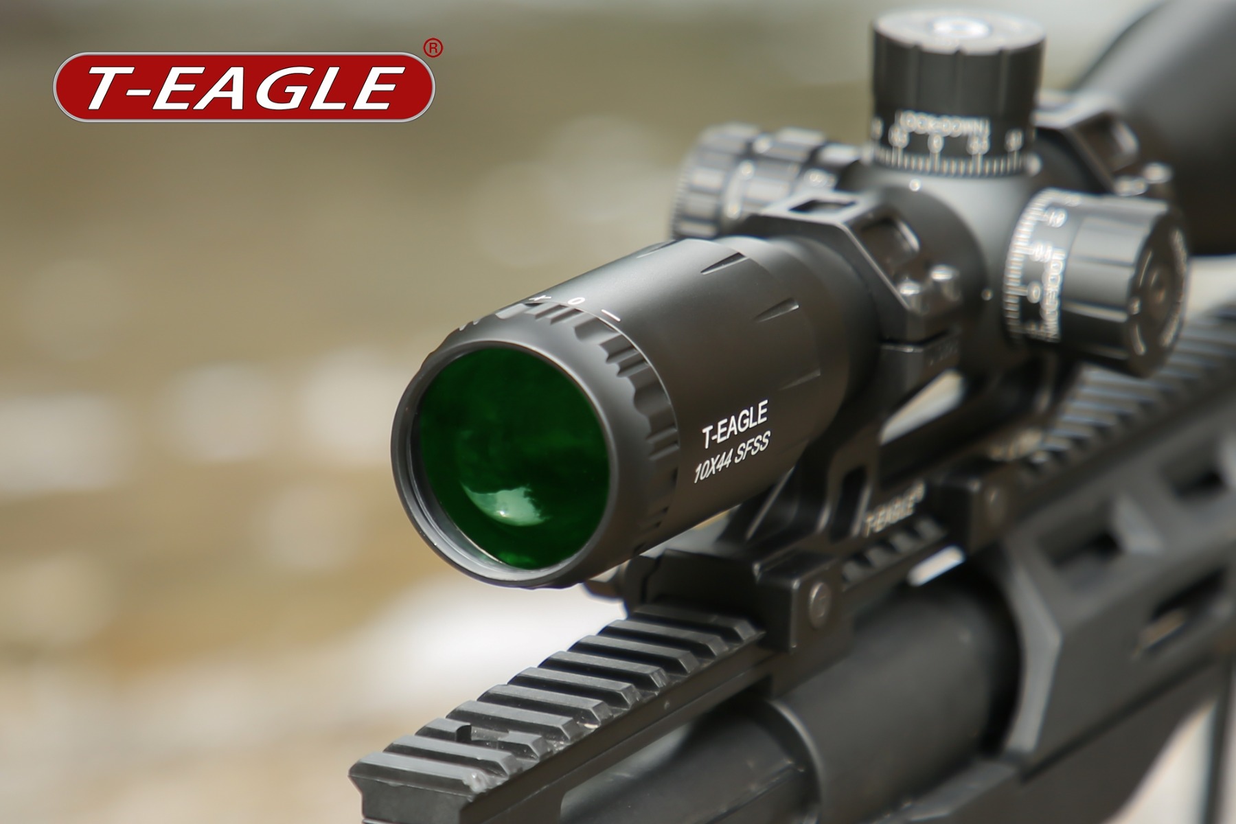 T-Eagle SR 10X44 Illuminated MIL 0.1 MRAD SF 30mm Rifle Scope