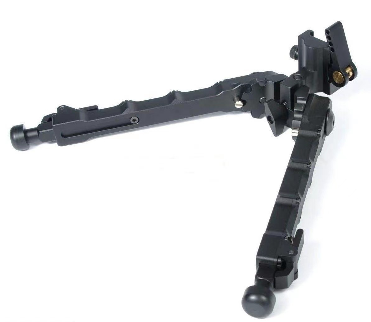 T-Eagle V9 Aluminium 6-9 Inch Adjustable Notched Leg Bipod with Picatinny Mount
