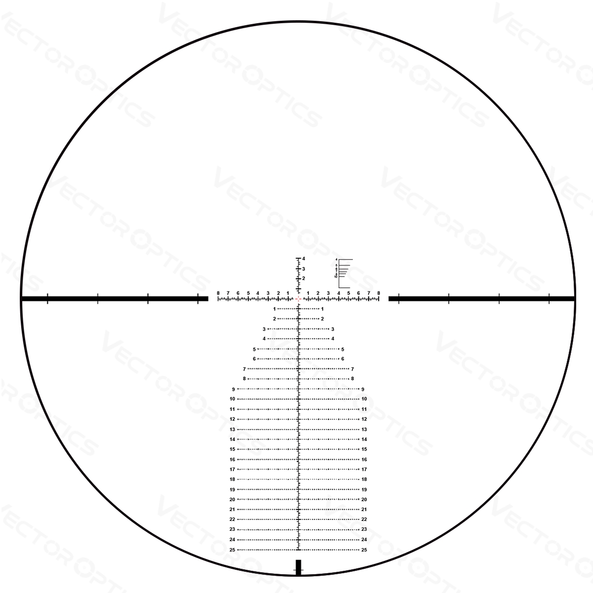 Vector Optics Continental x6 5-30x56 ED FFP Illuminated VEC-MBR 1/10MIL Zero Stop SCHOTT HD Rifle Scope