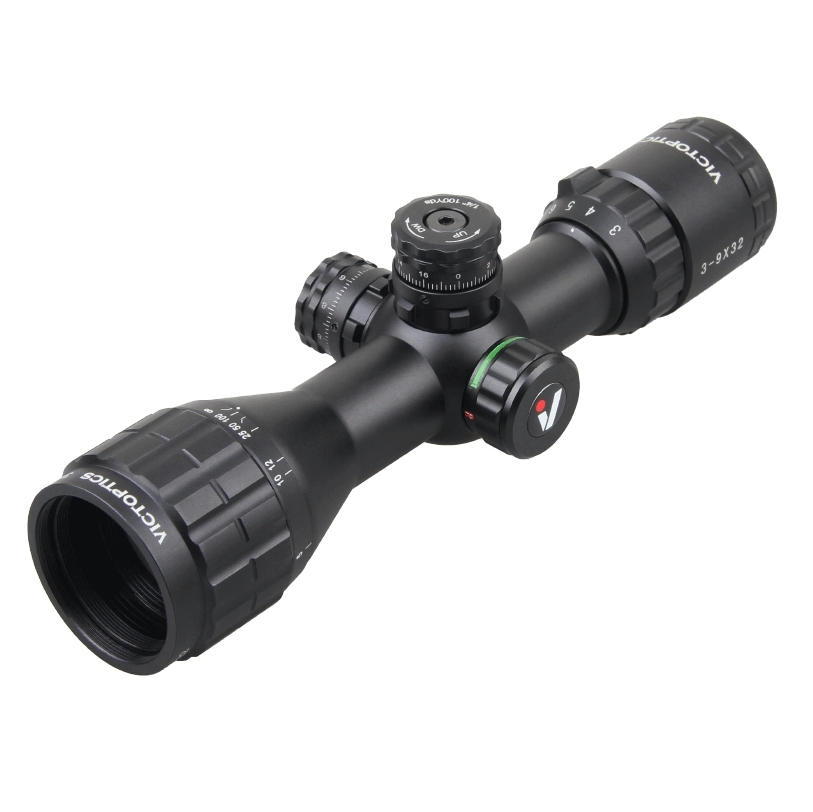 WIN A: Vector Optics Cerato VictOptics C3 Ultra Compact 3-9x32 SFP Mildot AO (3 Yards) 1" Rifle Scope + Weaver Scope Rings