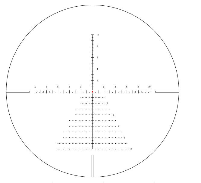 Vector Optics Veyron 6-24x44 SFP Illuminated Side Focus MPR-V10 0.1 MRAD Locking Turret Long  Range 30mm Rifle Scope - Free Weaver/Picatinny Mounts Included
