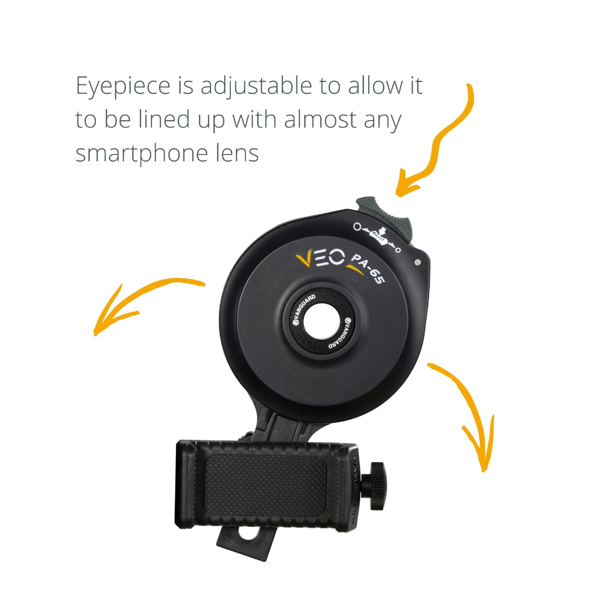 Vanguard VEO PA-65 Universal Digiscoping Adaptor for Spotting Scopes
