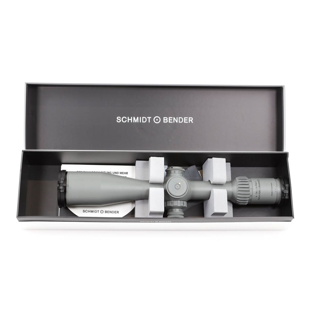 **LIMITED EDITION** Schmidt & Bender 6-36x56 PM II High Performance LPI FFP TR²ID 1cm cw DT35 MTC LT ZC Rifle Scope (RAL 7005)