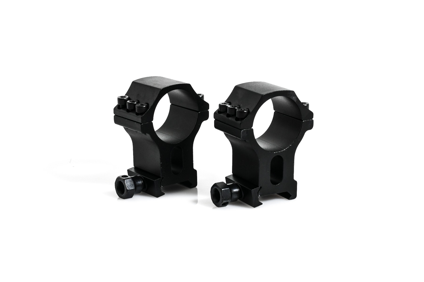 WULF Xtreme Heavy-Duty 30mm Tactical Picatinny Rings - Extra High 