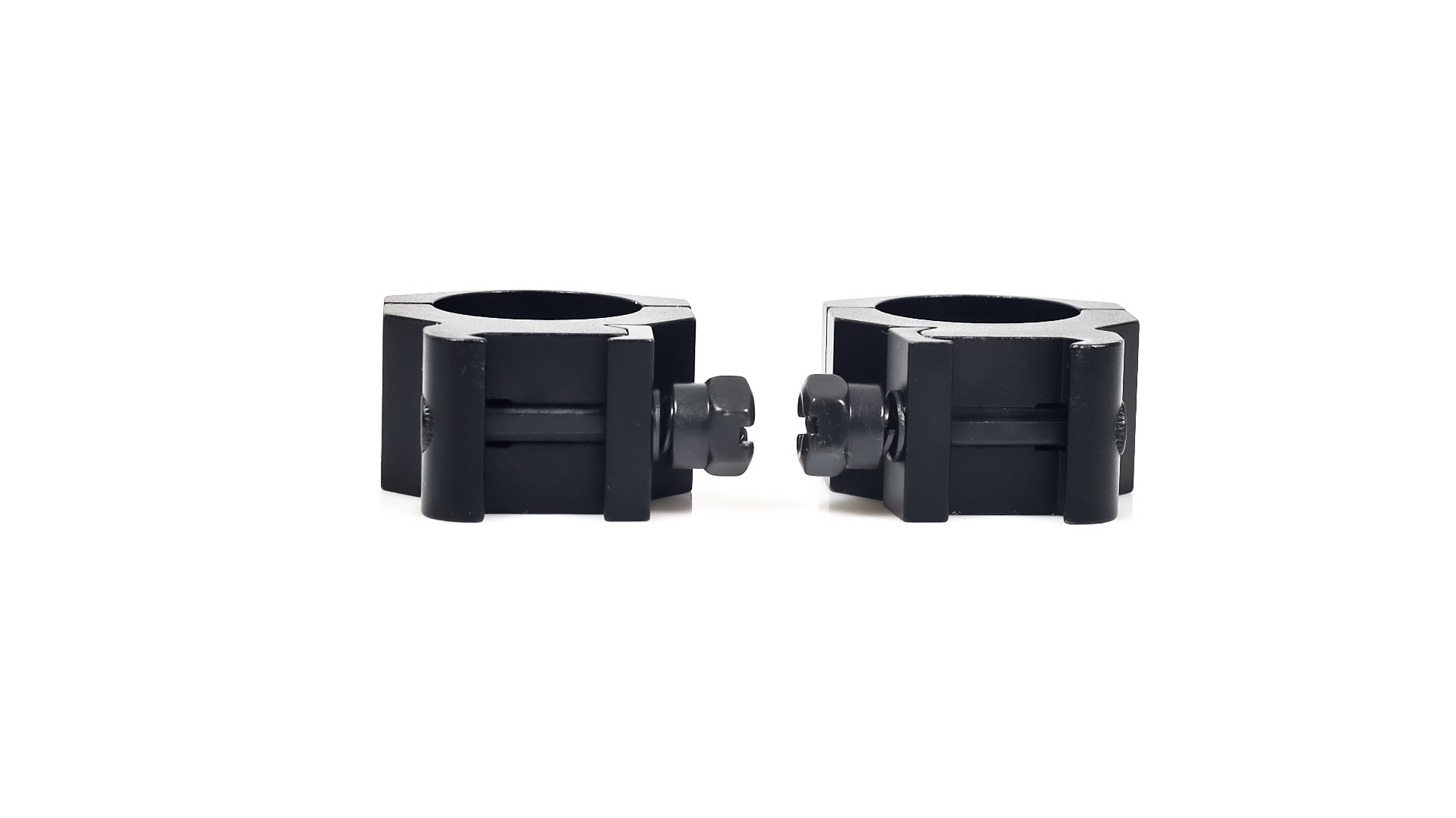 WULF Pro Tac 30mm Bubble Level Heavy Duty 6 Screw Weaver/Picatinny Rings - Low
