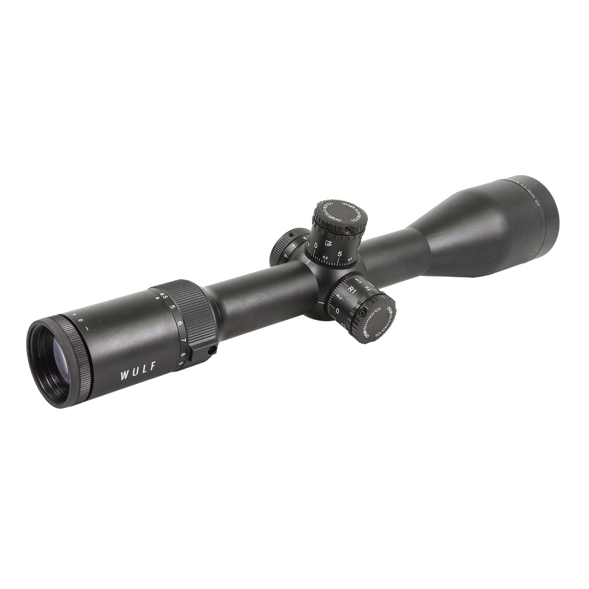 WIN A: WULF Hurricane Lite 4.5-18x50 SFP Non Illum Half Mildot SF (30mm) Tactical 0.1 MRAD Rifle Scope w/ Weaver Rings