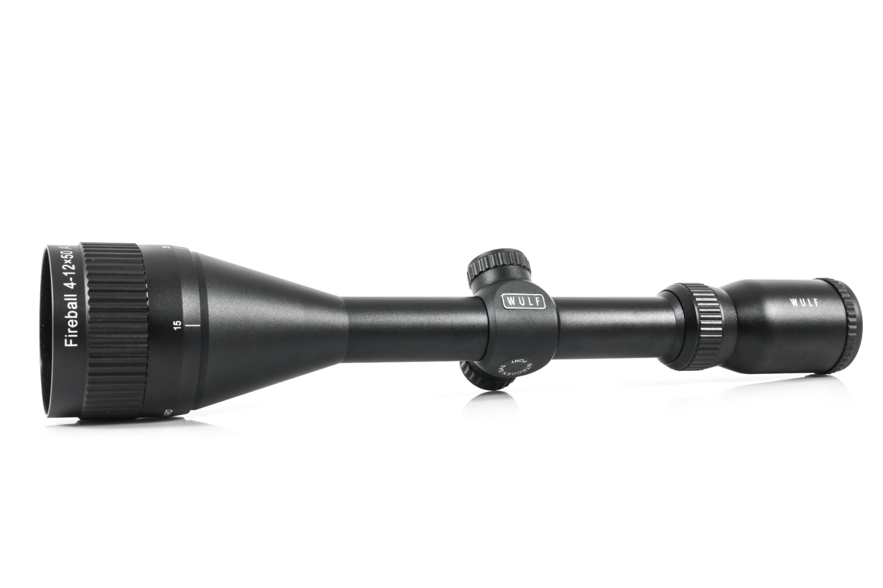 WULF Fireball 4-12x50  Half Mil Dot Rifle Scope