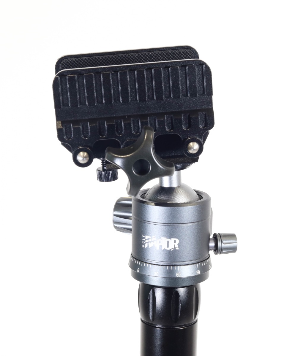 WULF RAPTOR Carbon Fibre Tripod Shooting System w/ Ball Head, Gun Clamp and Arca Adapter Kit