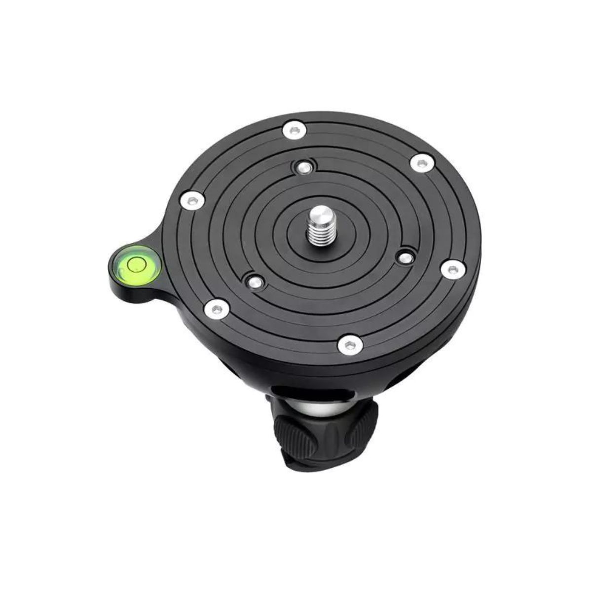 Leofoto YB-100SP Summit 100mm x 100mm 3/8 inch Thread Short Handle Levelling Base with Platform