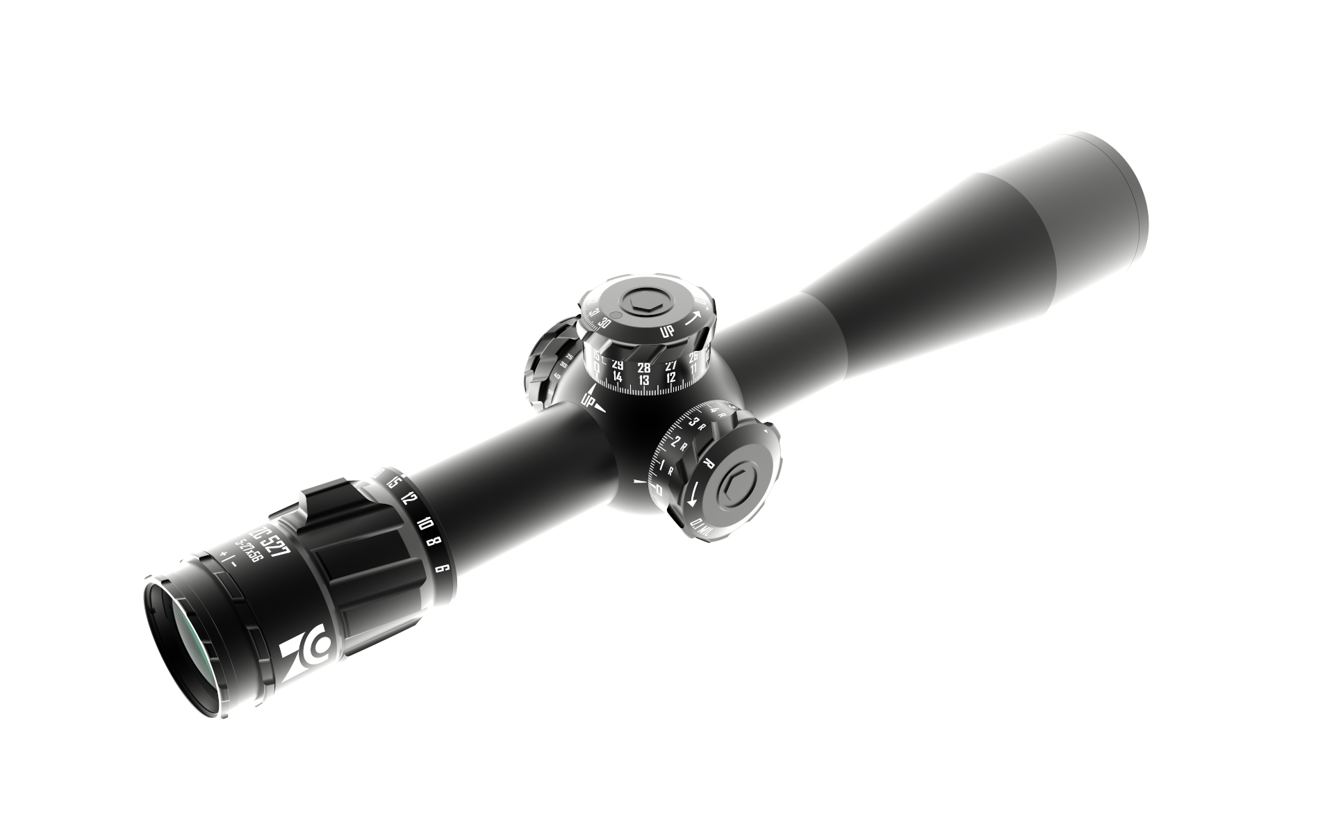 ZCO (Zero Compromise Optics) ZC527 5-27x56 10mil Illuminated MPCT1 CCW Rifle Scope